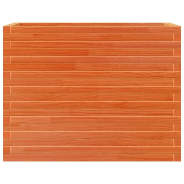 plantekasse 90x40x68,5 cm massivt fyrretræ gyldenbrun