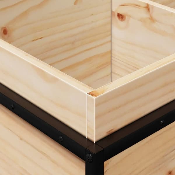 plantekasse 80x40x50 cm massivt fyrretræ