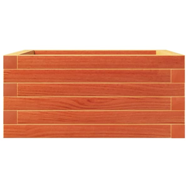 plantekasse 50x50x23 cm massivt fyrretræ gyldenbrun
