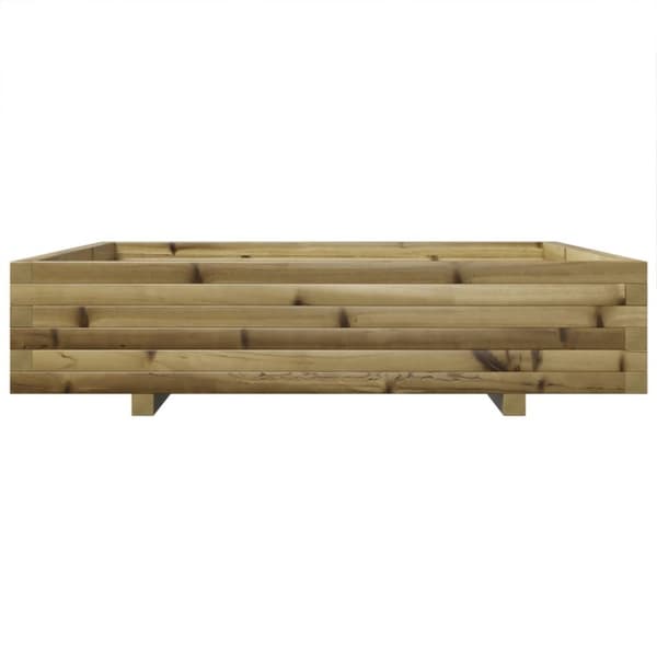 plantekasse 110x110x26,5 cm imprægneret fyrretræ