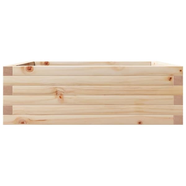 plantekasse 70x70x23 cm massivt fyrretræ