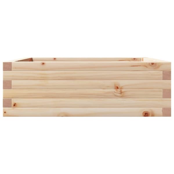 plantekasse 70x70x23 cm massivt fyrretræ
