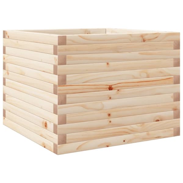 plantekasse 60x60x45,5 cm massivt fyrretræ
