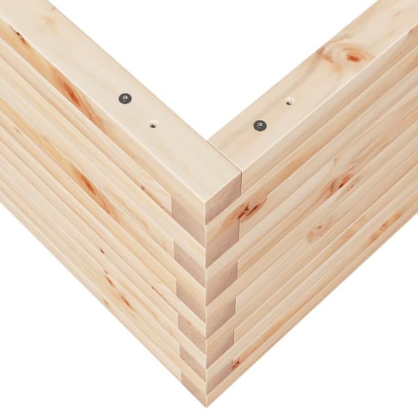 plantekasse 60x60x45,5 cm massivt fyrretræ