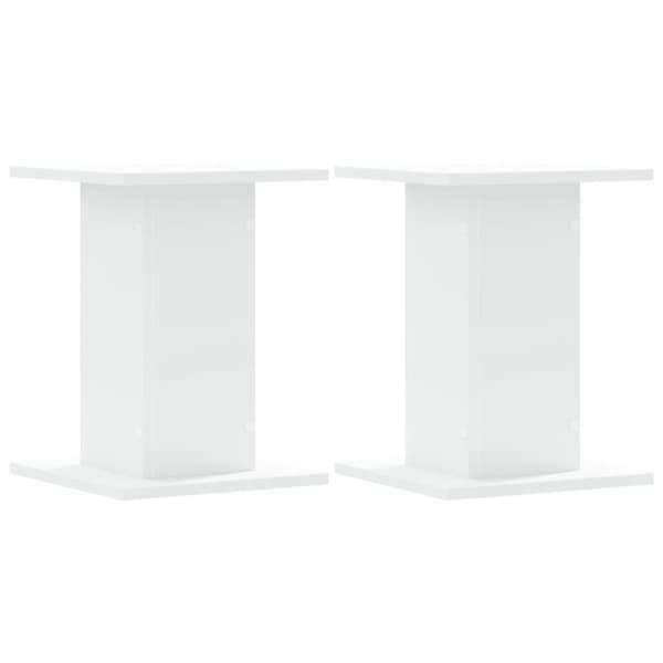 plantestativer 2 stk. 30x30x40 cm konstrueret træ hvid