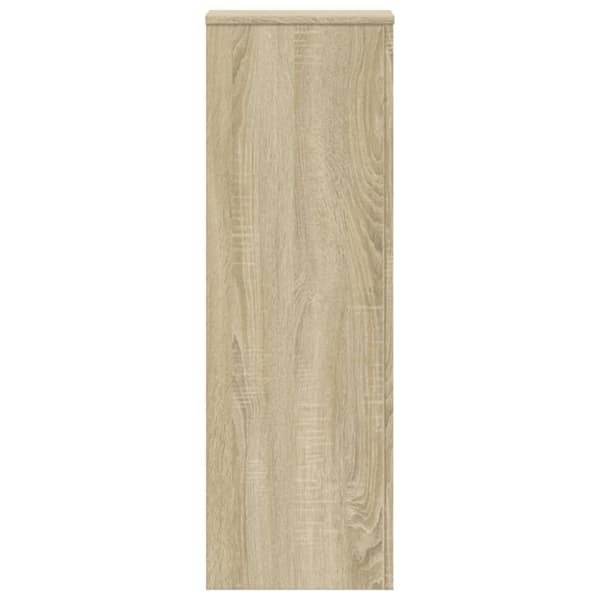 plantestativer 2 stk. 33x33x100 cm konstrueret træ sonoma-eg