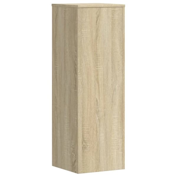 plantestativer 2 stk. 33x33x100 cm konstrueret træ sonoma-eg