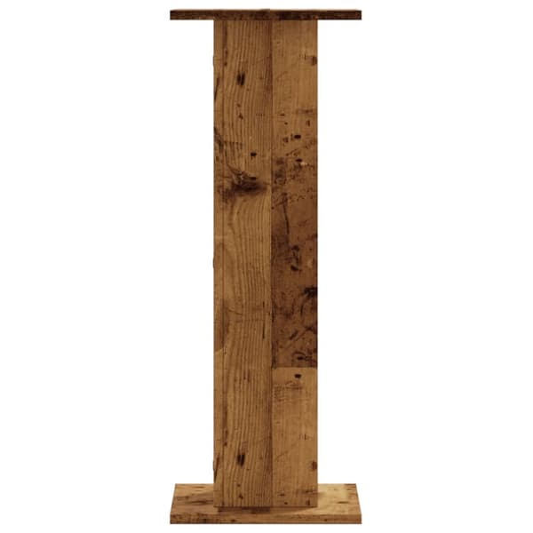 plantestativer 2 stk. 30x30x80 cm konstrueret træ antikt træ