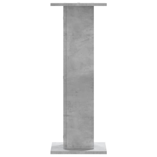 plantestativer 2 stk. 30x30x80 cm konstrueret træ betongrå