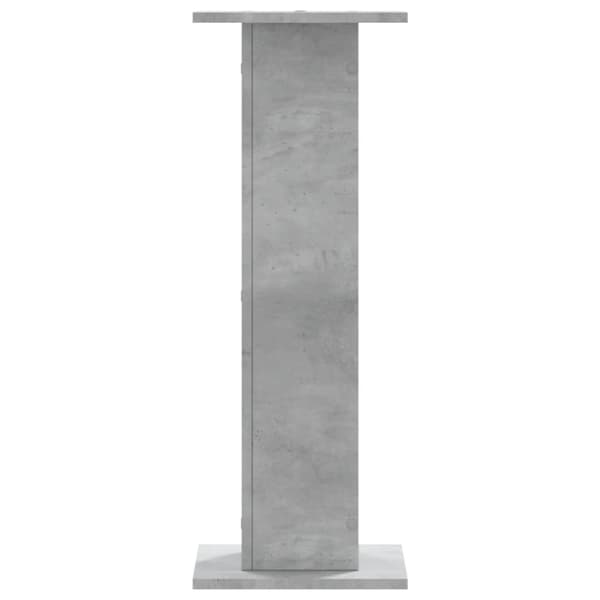 plantestativer 2 stk. 30x30x80 cm konstrueret træ betongrå