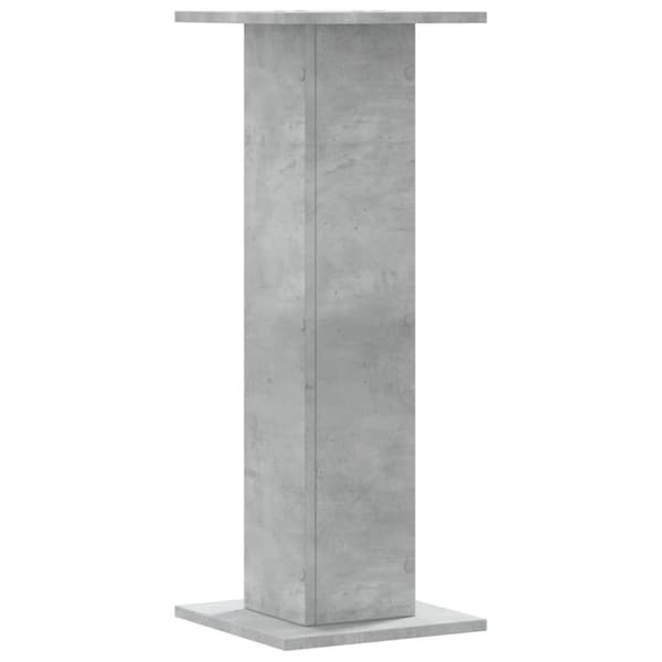 plantestativer 2 stk. 30x30x80 cm konstrueret træ betongrå
