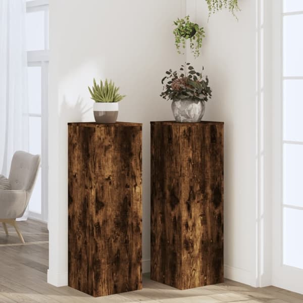 Kasvitelineet 2 kpl savutammi 33x33x100 cm tekninen puu