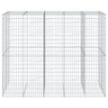 Miniatyrbillede 3 af 7: gabionkurv med cover 250x100x200cm galvaniseret jern