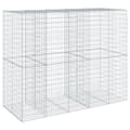 Miniatyrbillede 5 af 7: gabionkurv med cover 250x100x200cm galvaniseret jern