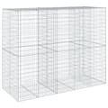 Miniatyrbillede 2 af 7: gabionkurv med cover 250x100x200cm galvaniseret jern