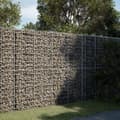 Miniatyrbillede 1 af 7: gabionkurv med cover 250x100x200cm galvaniseret jern