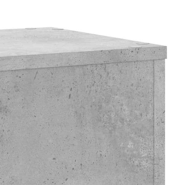 Kasvitelineet 2 kpl betoninharmaa 30x30x70 cm tekninen puu