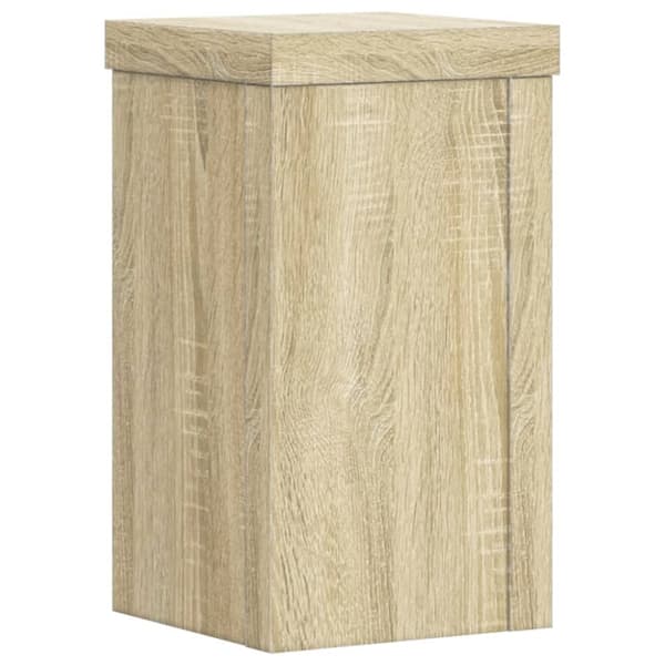 Växtställ 2 st sonoma ek 10x10x18 cm konstruerat trä