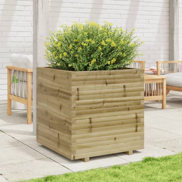 plantekasse 70x70x72,5 cm imprægneret fyrretræ
