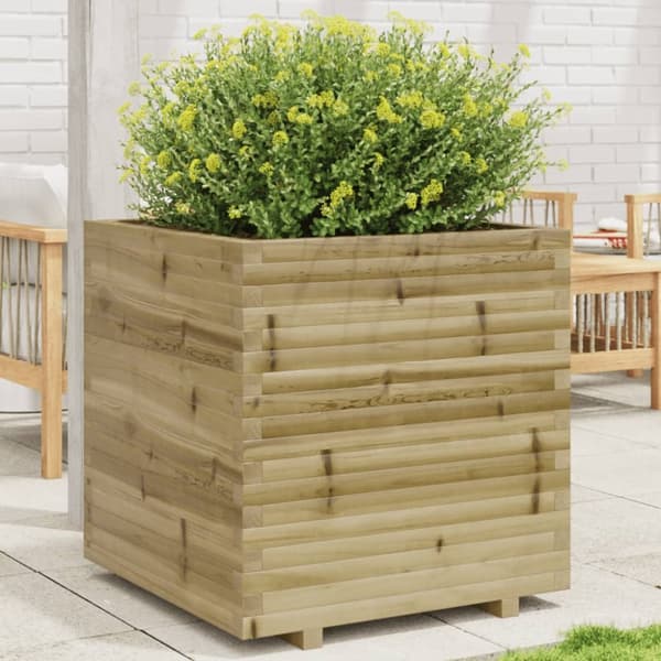 plantekasse 70x70x72,5 cm imprægneret fyrretræ