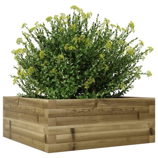 plantekasse 60x60x23 cm imprægneret fyrretræ