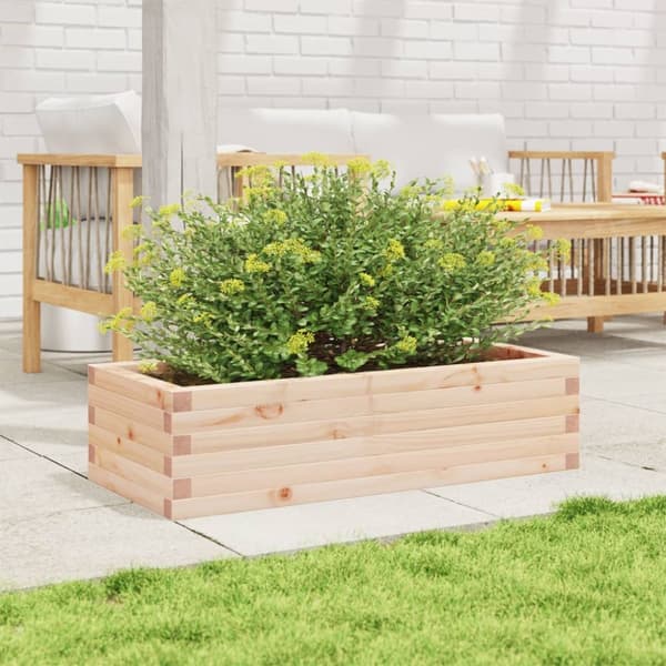 plantekasse 90x40x23 cm massivt fyrretræ