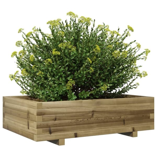 plantekasse 90x60x26,5 cm imprægneret fyrretræ
