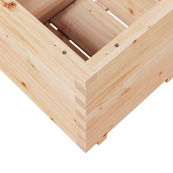 plantekasse 50x50x49,5 cm massivt fyrretræ