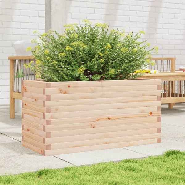 plantekasse 90x40x46 cm massivt fyrretræ
