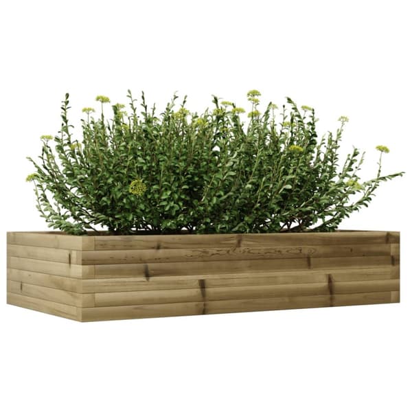 plantekasse 110x60x23 cm imprægneret fyrretræ
