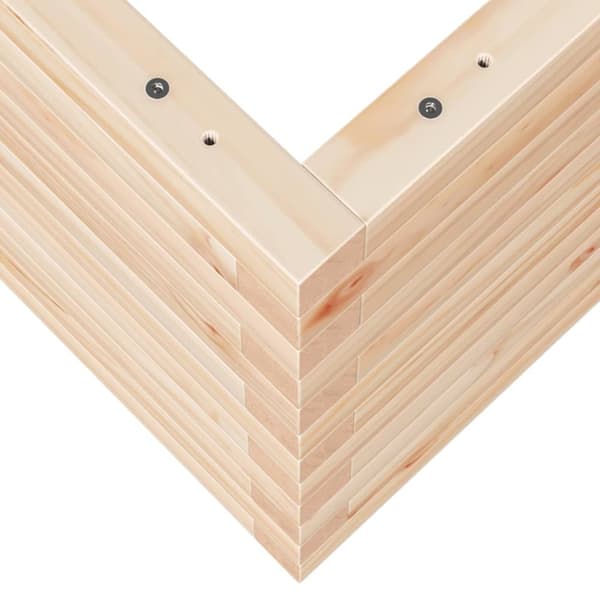 plantekasse 70x40x45,5 cm massivt fyrretræ