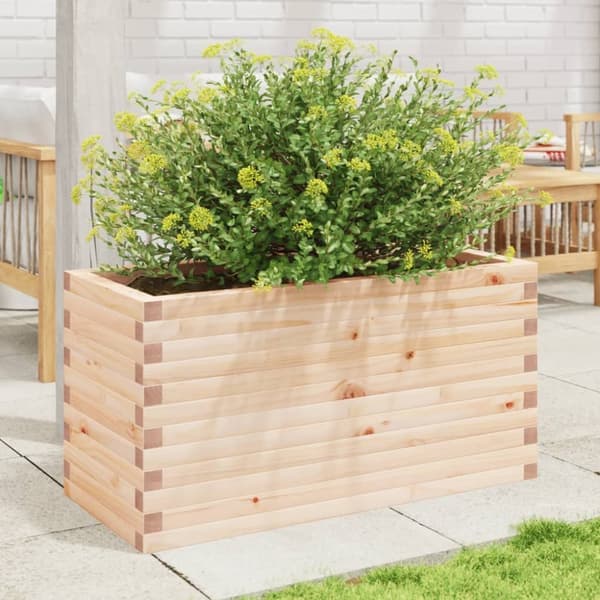Odlingslåda 90x40x45,5 cm massivt furuträ