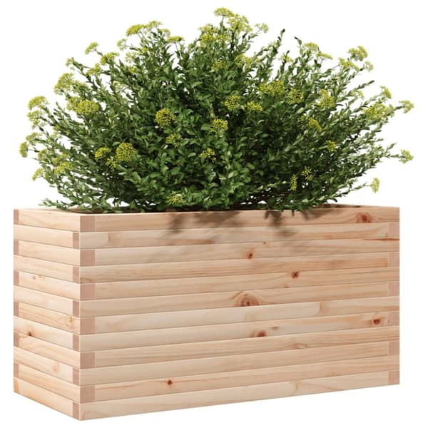 Odlingslåda 90x40x45,5 cm massivt furuträ