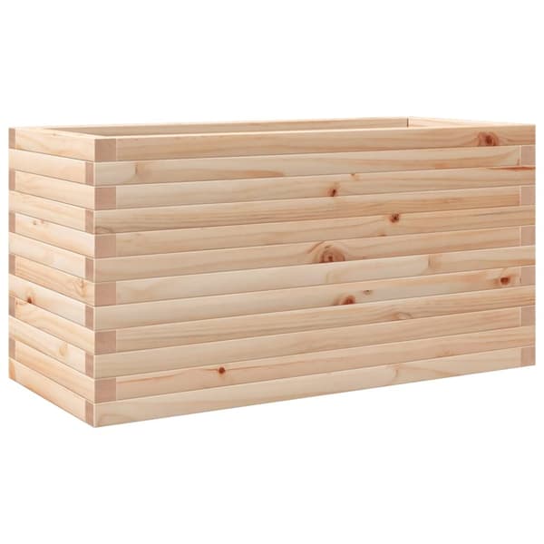 Odlingslåda 90x40x45,5 cm massivt furuträ
