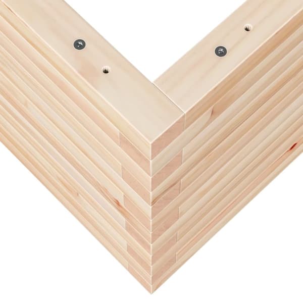 Odlingslåda 90x40x45,5 cm massivt furuträ