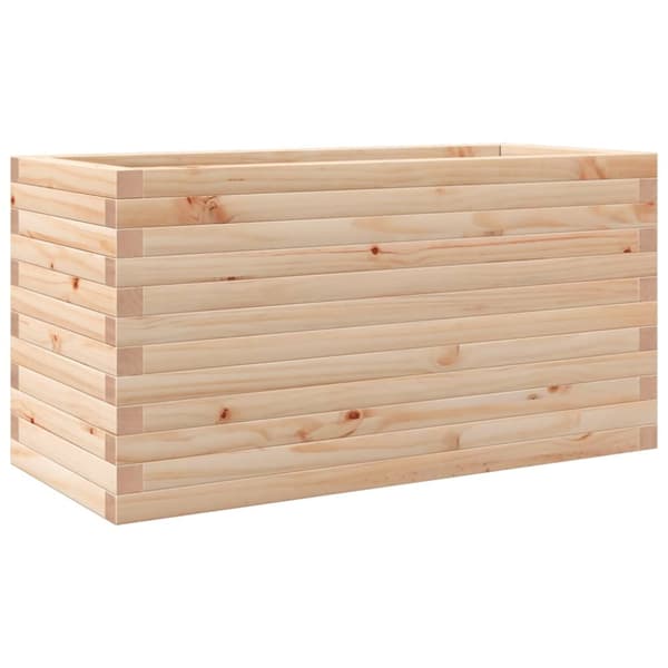 Odlingslåda 90x40x45,5 cm massivt furuträ