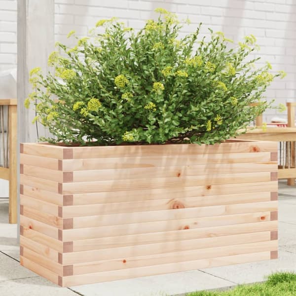 Odlingslåda 90x40x45,5 cm massivt furuträ