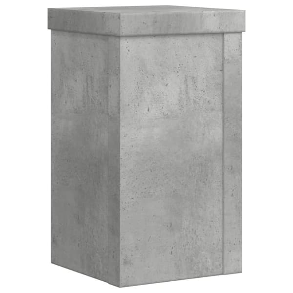 Växtställ 2 st betonggrå 10x10x18 cm konstruerat trä
