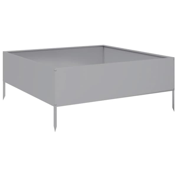 højbed 100x100x25 cm galvaniseret stål