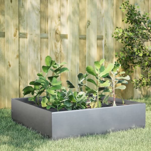 højbed 100x100x25 cm galvaniseret stål