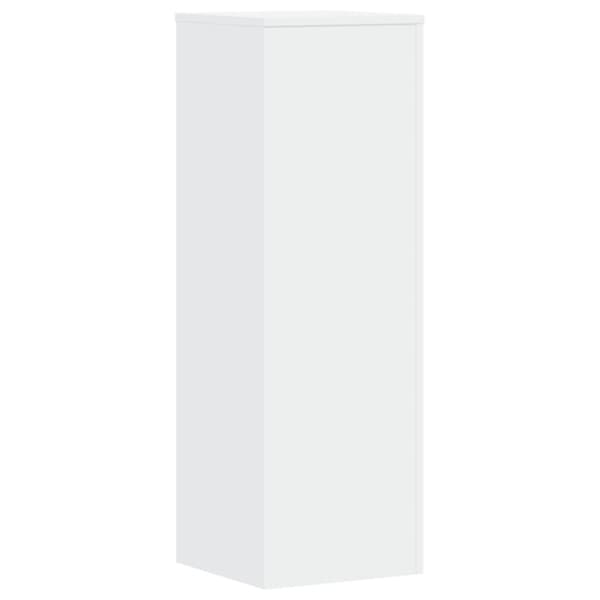 Växtställ vit 33x33x100 cm konstruerat trä