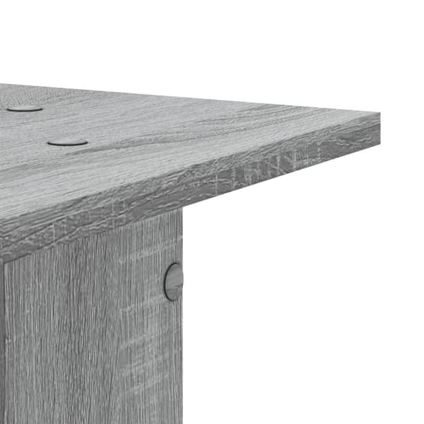 Kasvitelineet 2 kpl harmaa Sonoma 30x30x40 cm tekninen puu