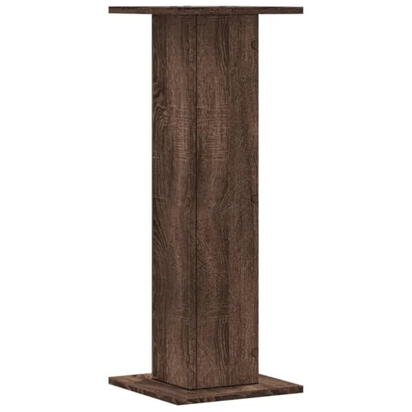 Kasvitelineet 2 kpl ruskea tammi 30x30x80 cm tekninen puu