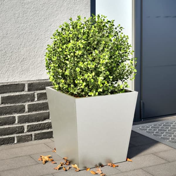 plantekrukker 2 stk. 40x40x40 cm rustfrit stål