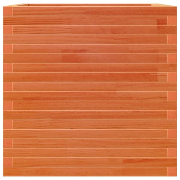 Odlingslåda vaxbrun 70x70x68,5 cm massiv furu
