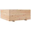 Pikkukuva 2 / 10: Puutarhakukkalaatikko 110x110x49,5 cm täysi mänty