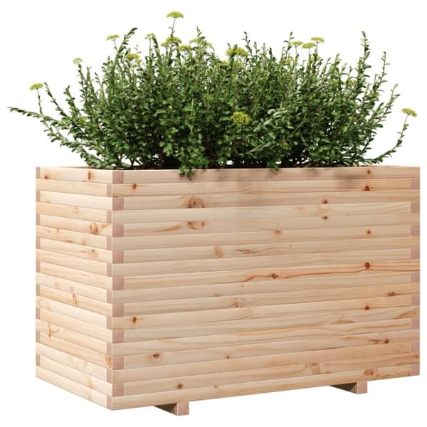 plantekasse 110x60x72 cm massivt fyrretræ