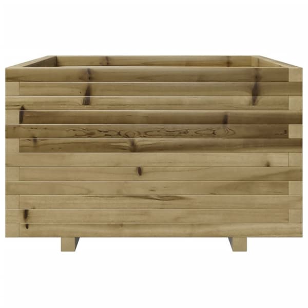 plantekasse 80x80x49,5 cm imprægneret fyrretræ