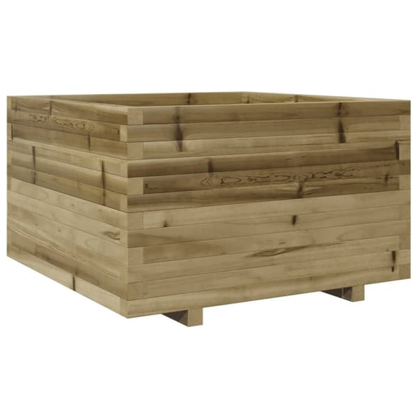 plantekasse 80x80x49,5 cm imprægneret fyrretræ