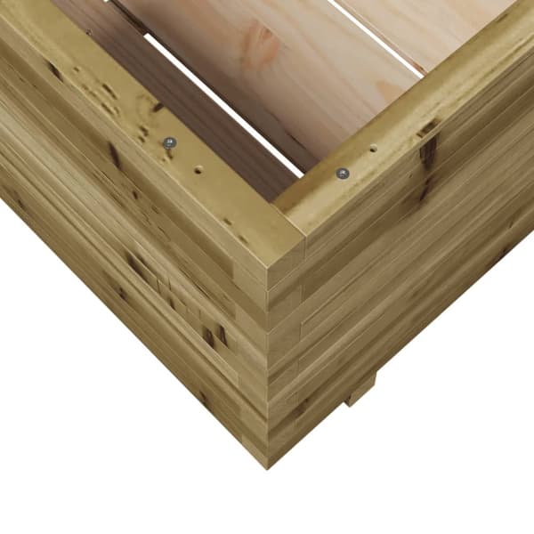 plantekasse 80x80x49,5 cm imprægneret fyrretræ